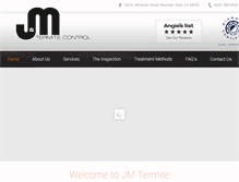 Tablet Screenshot of jmtermite.com